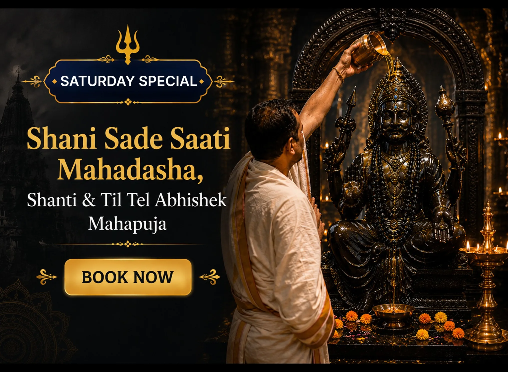 Shani Sade Saati Mahadasha Shanti &Til Tel Abhishek Mahapuja