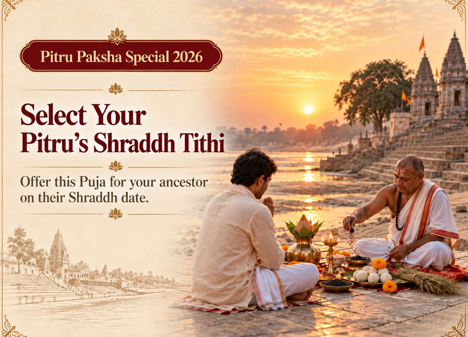 Manikarnika Ghat Tripindi Shraddh, Til Tarpan and Pind Daan Puja